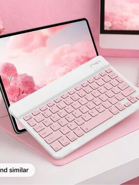 Bluetooth Wireless Keyboard-pink